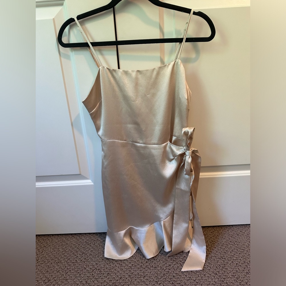 Gold dress